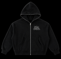 Fleeced Full-Zip Boxy Hoodie